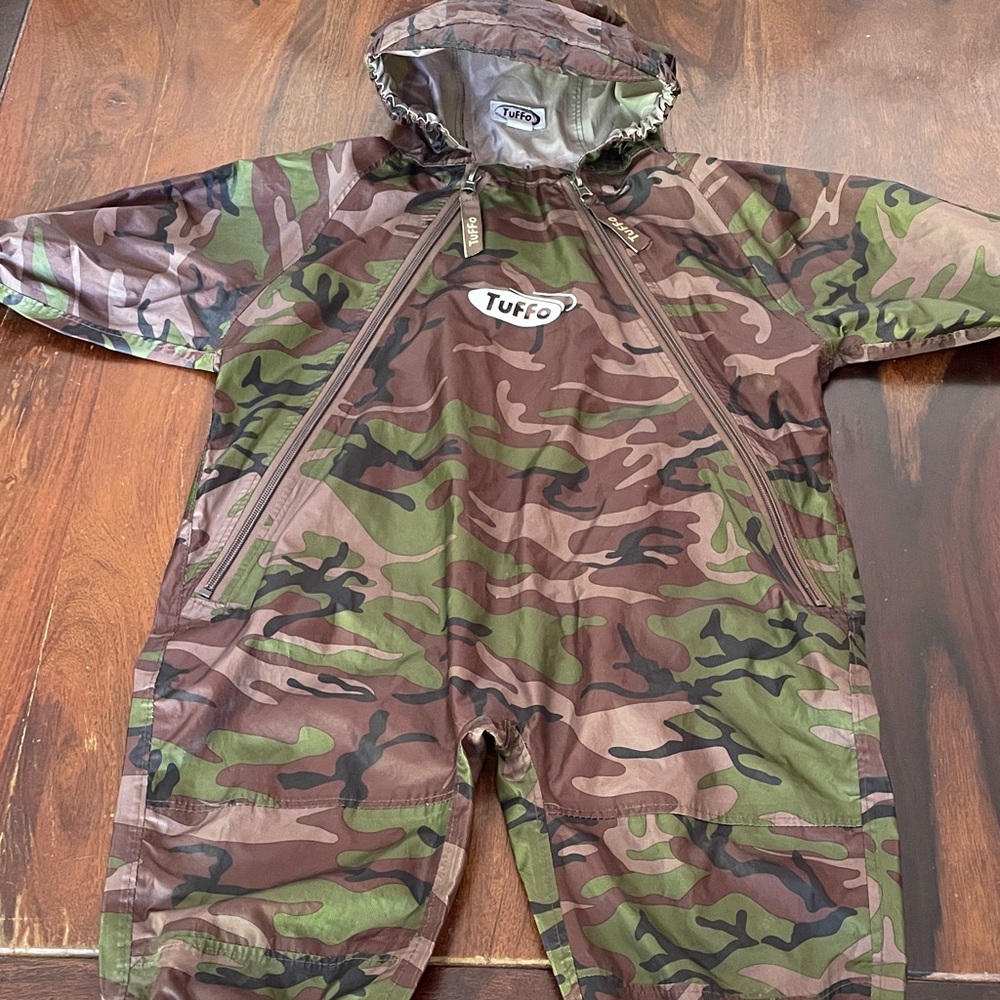 Tuffo “Muddy Buddy” Camouflage Kids Waterproof Rain-suit 18m